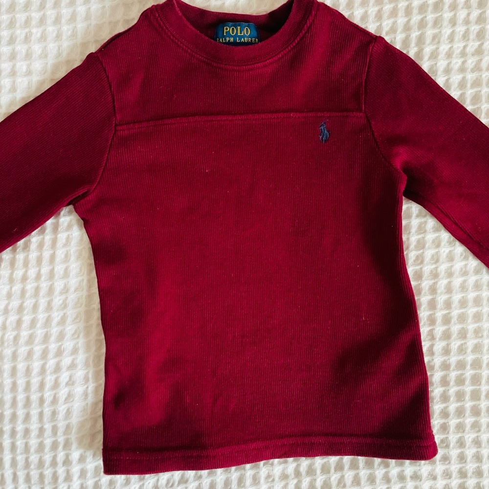 Polo by Ralph Lauren Kids Maroon Jogger Pants - Picture 3 of 4